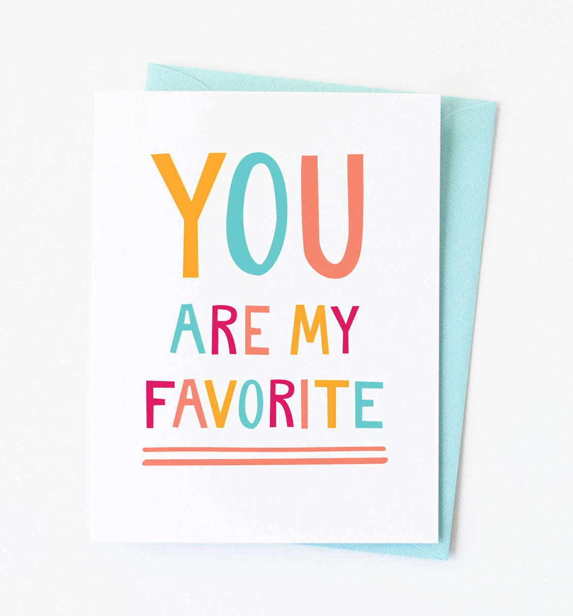 My Favorite love & friendship card
