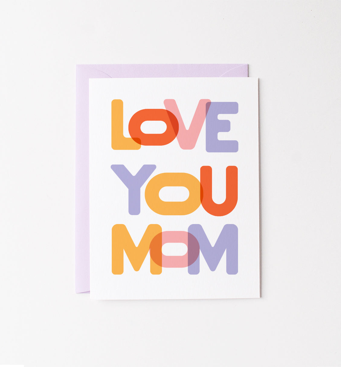 Love You Mom Mother's Day card
