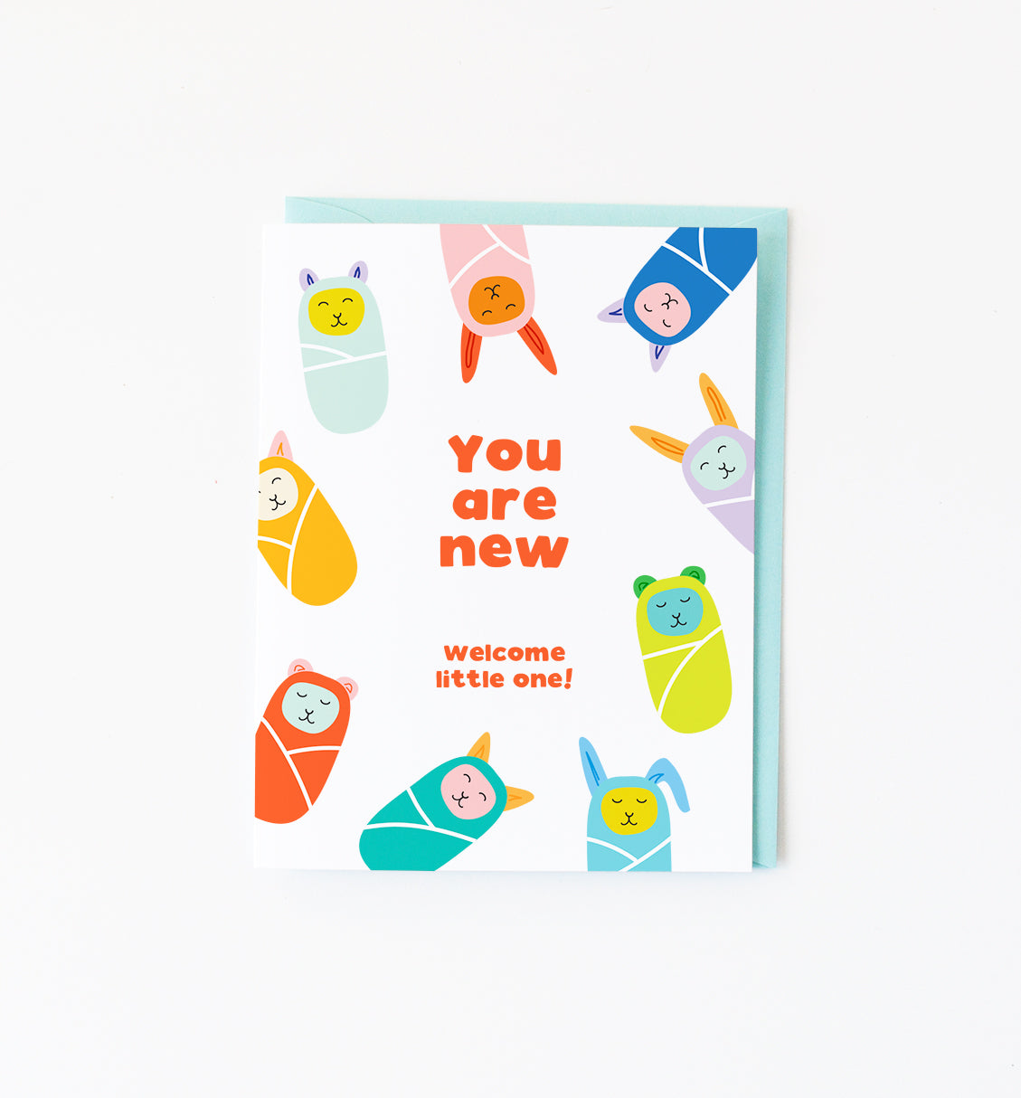 You Are New baby card