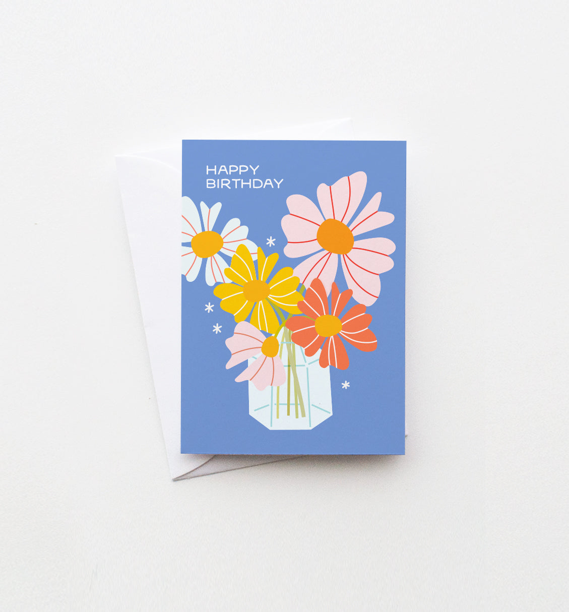Birthday Blooms mini card