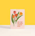Tulip Love & Friendship Enclosure Card