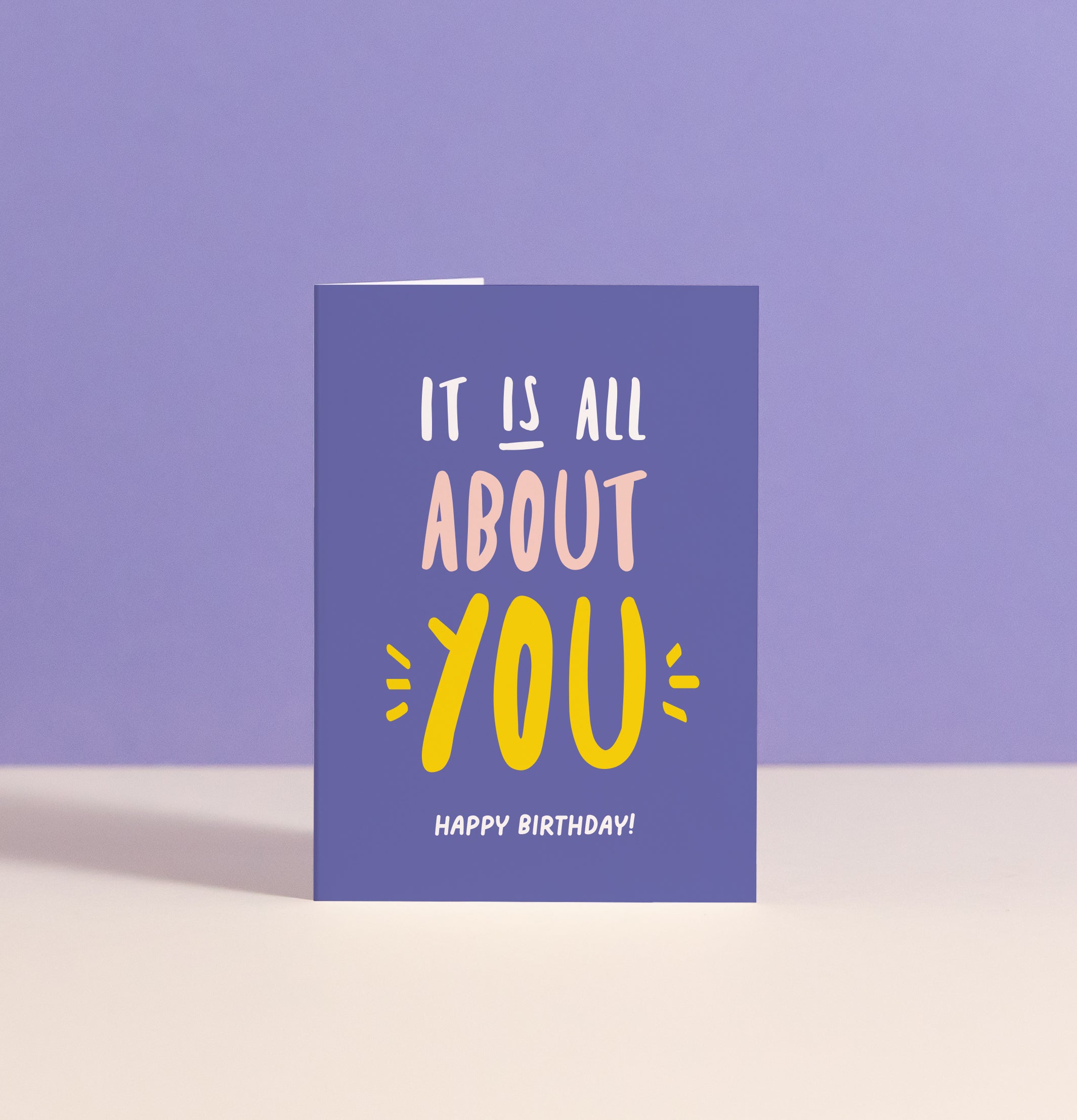 All About You Birthday Enclosure Card