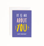 All About You Birthday Enclosure Card