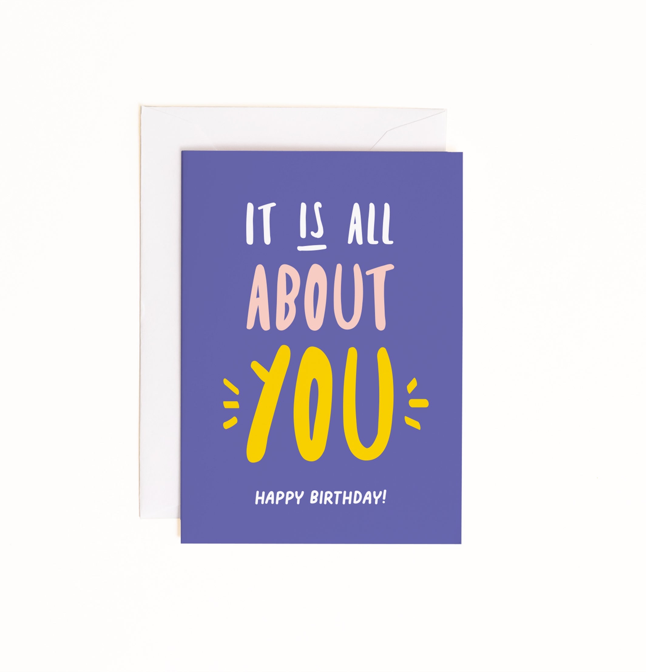 All About You Birthday Enclosure Card
