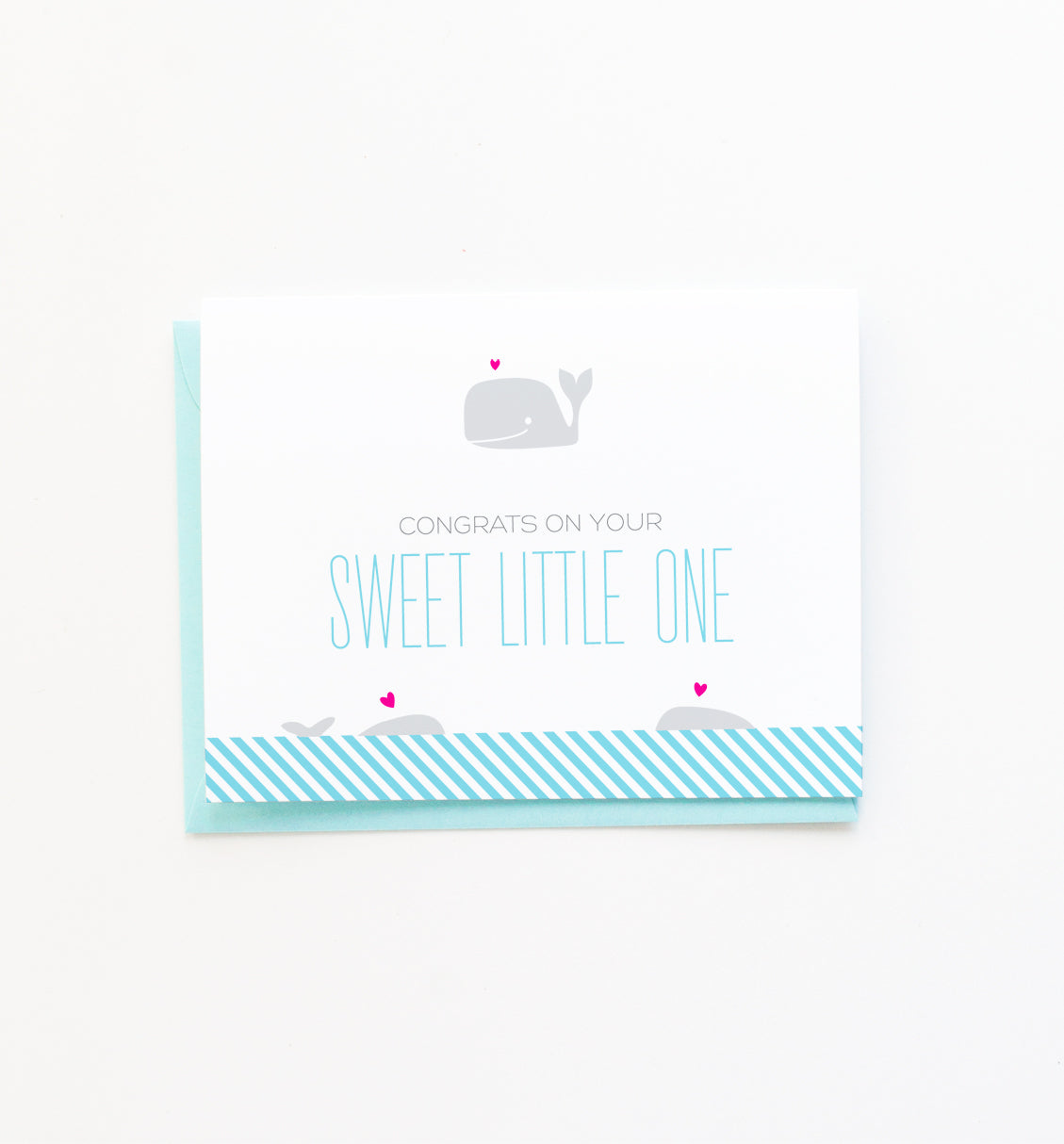 Sweet Baby Whale card