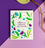 A Beautiful Life wedding card