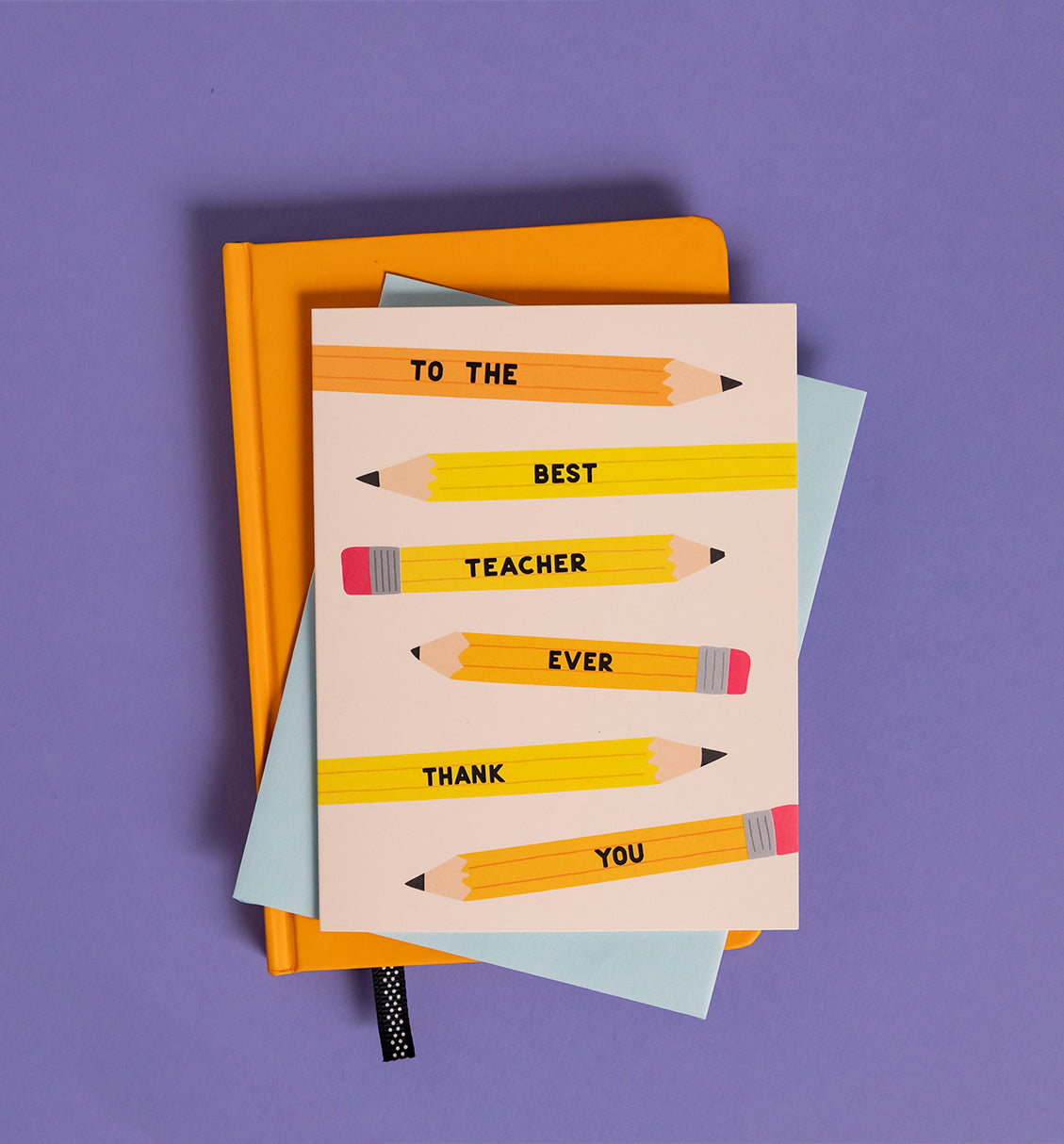 Best Teacher gratitude card