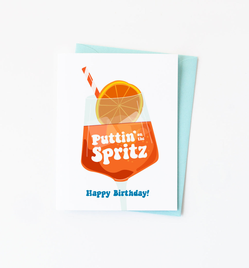 Birthday Spritz greeting card