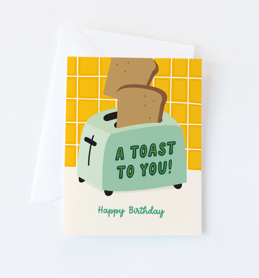 Birthday Toast card