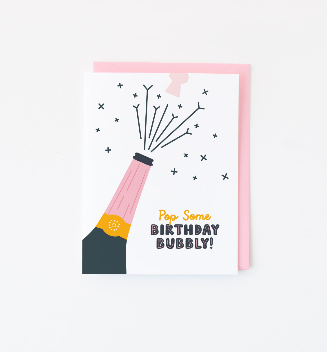 Birthday Bubbly greeting card