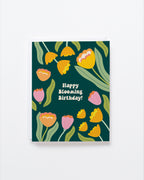 Blooming Birthday floral birthday card