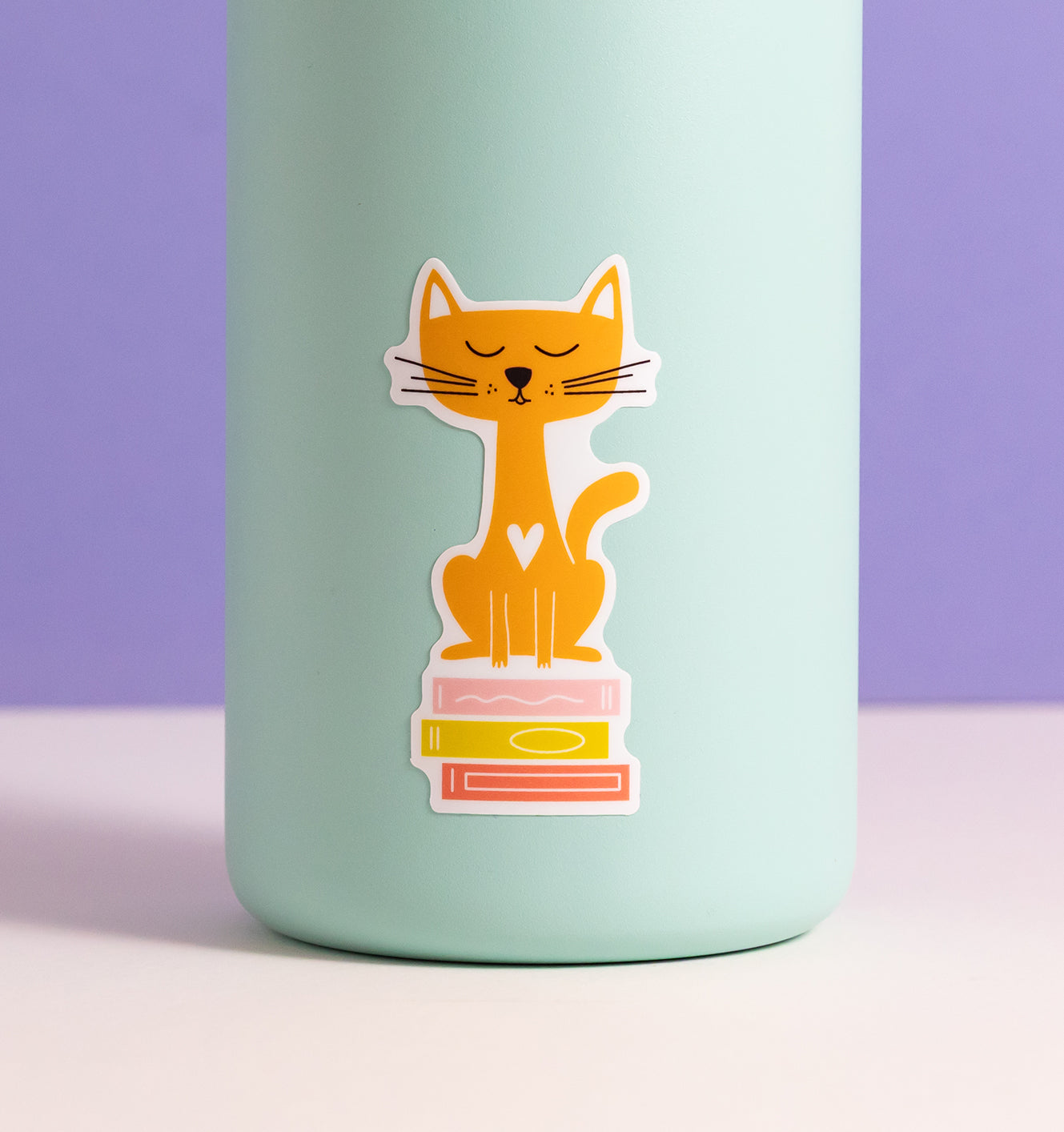 Book Cat sticker