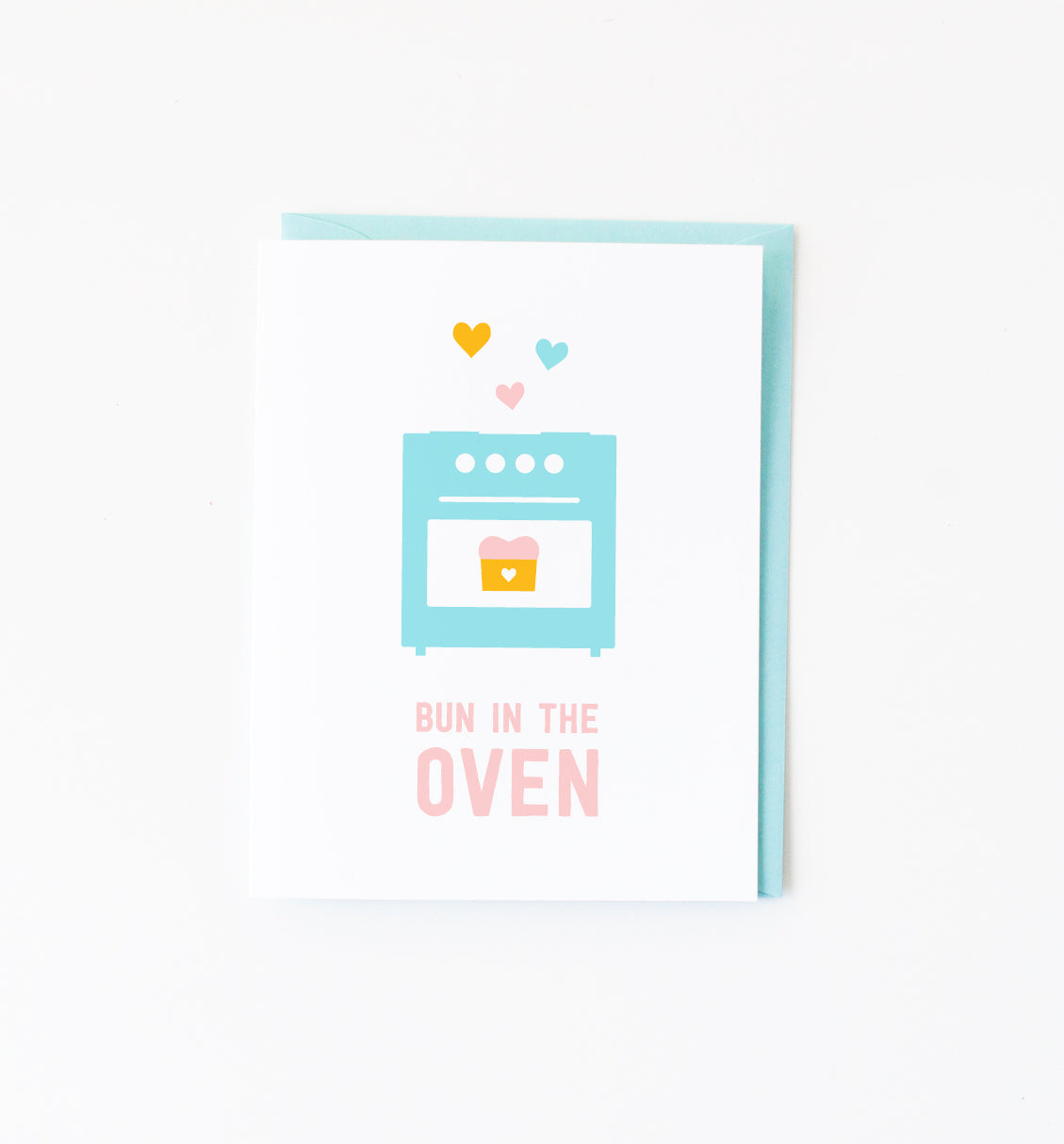 Bun in the Oven new baby card