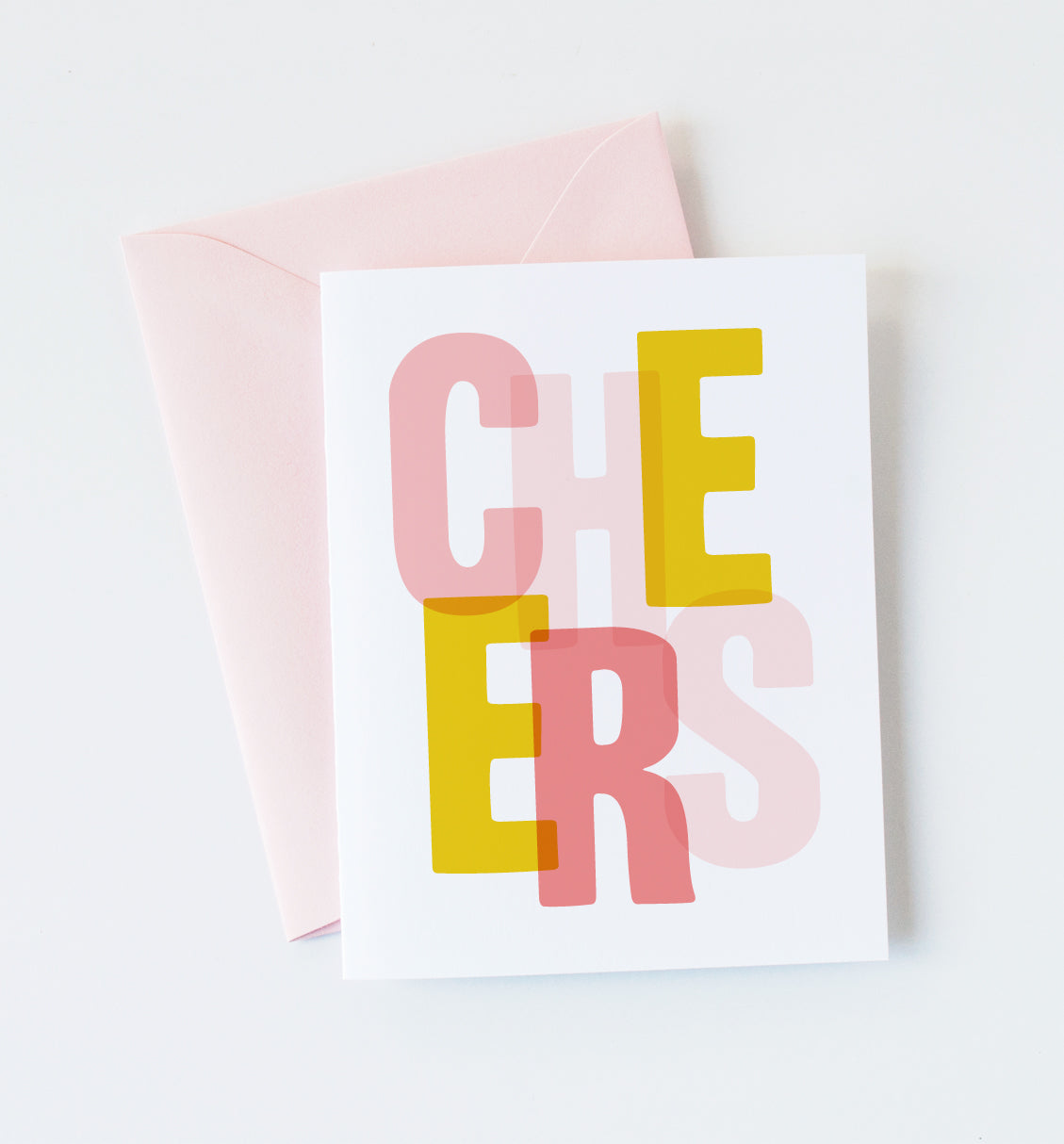 Cheers celebration greeting card