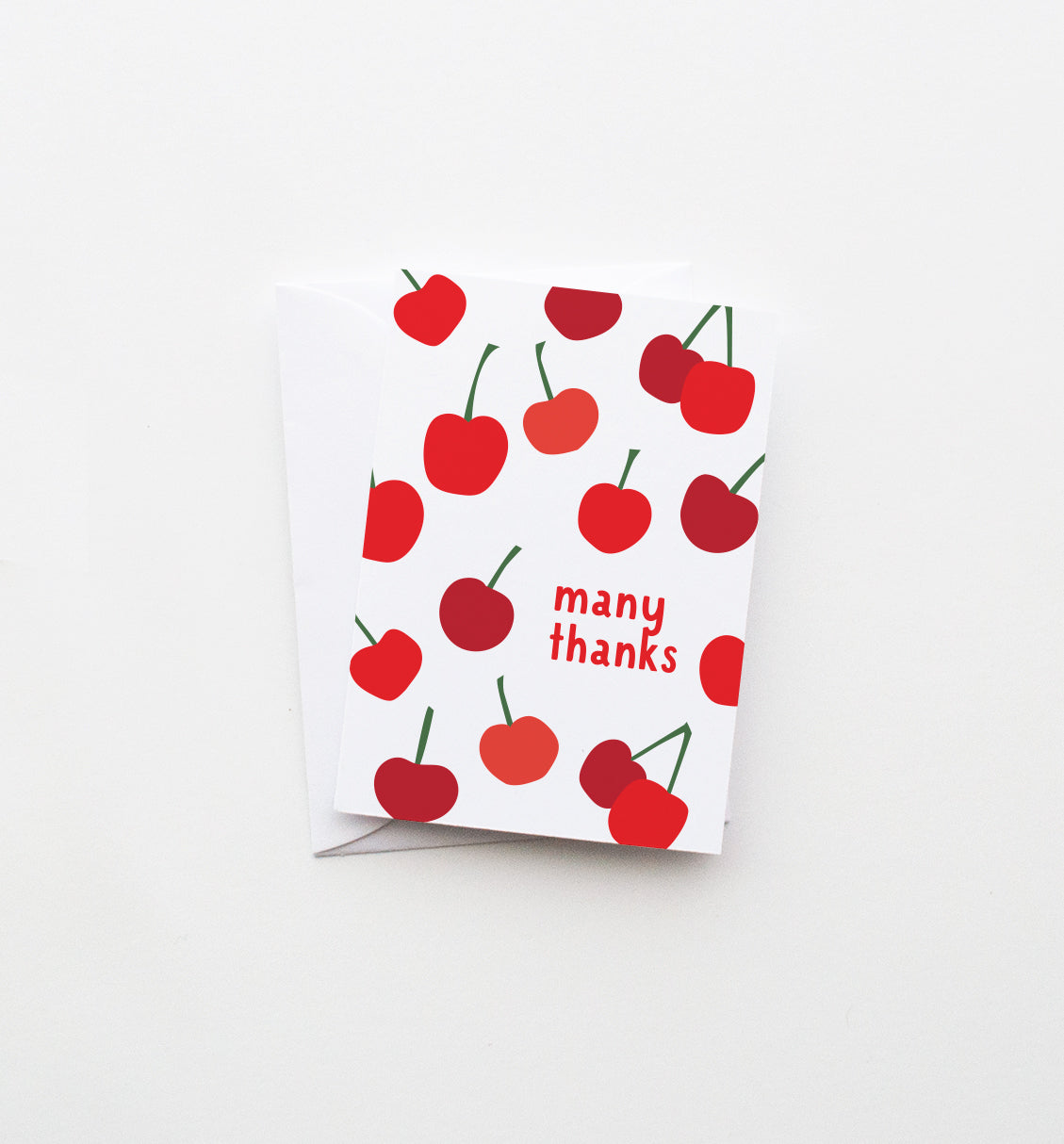 Cherry Thank You mini card