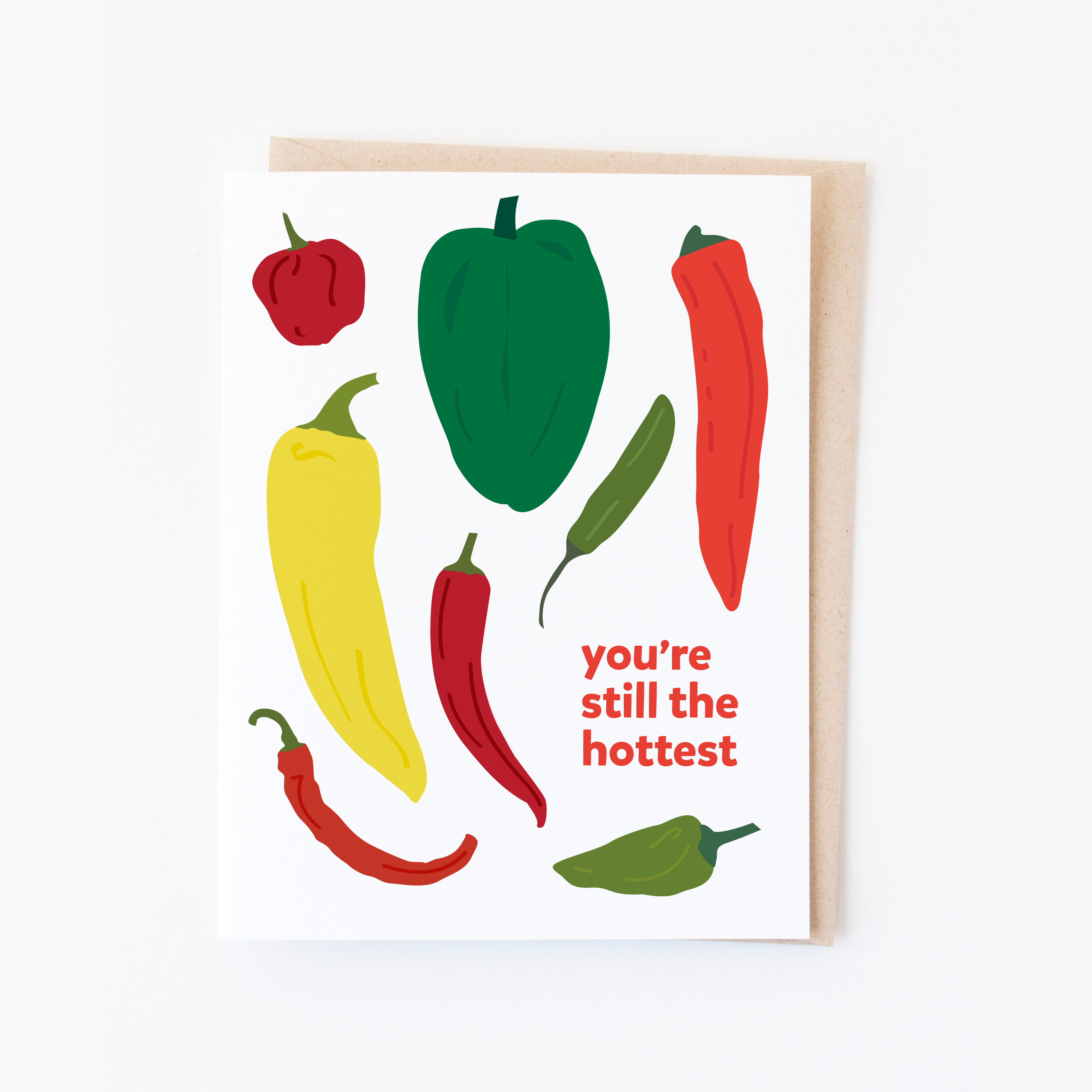 Hottest Chile love & anniversary card