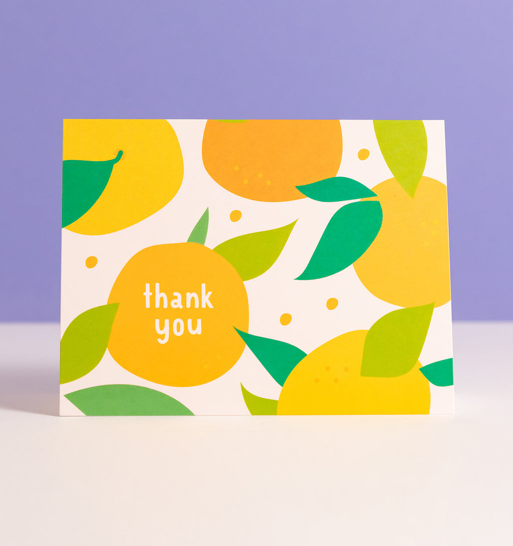 Citrus Grove thank you card