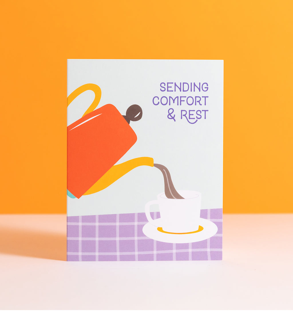 Comfort & Rest thinking of you card