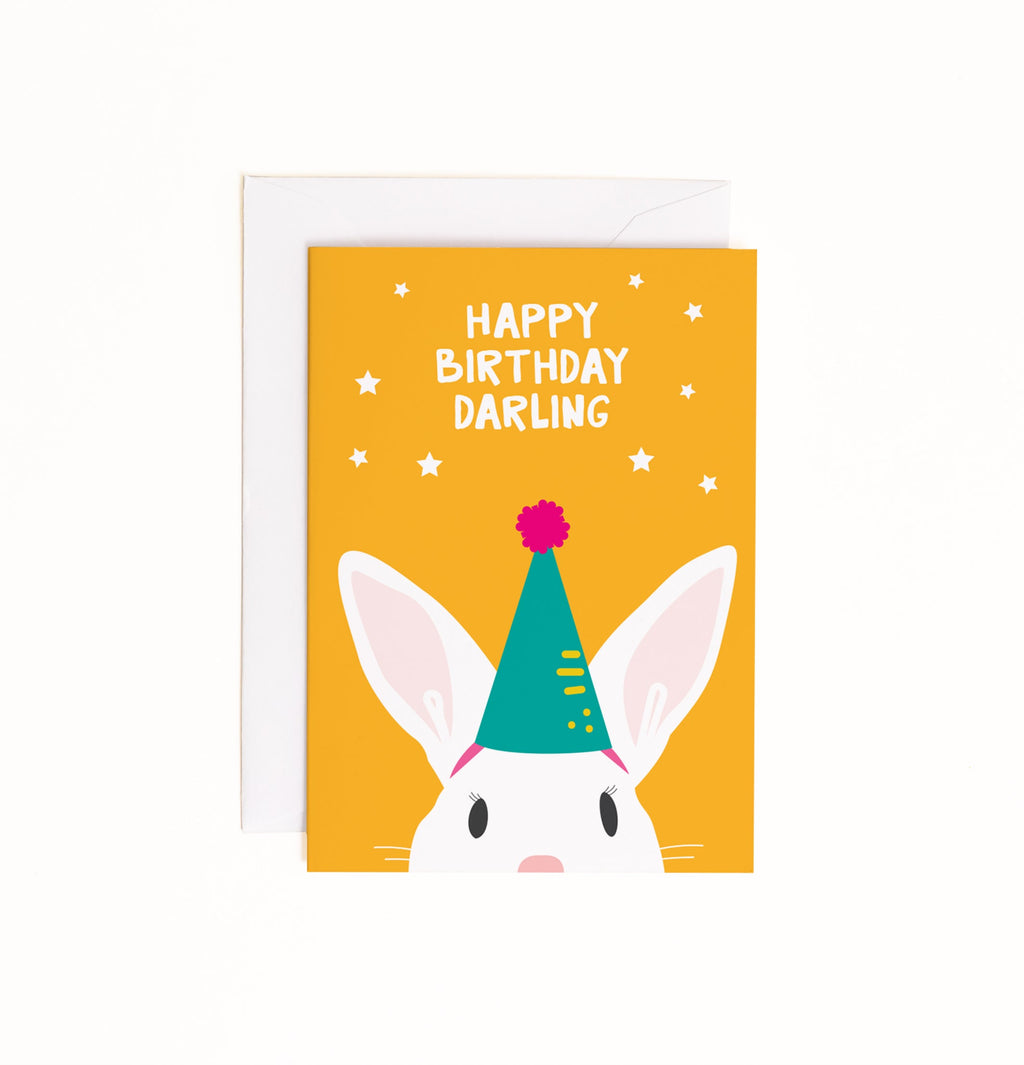 Bunny Birthday Enclosure Card
