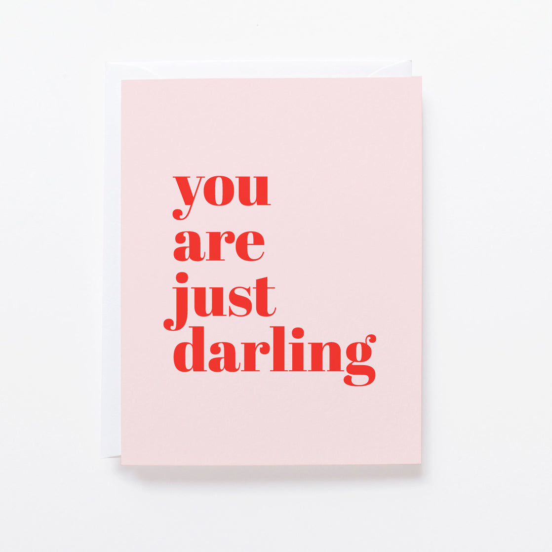 Just Darling love & friendship card