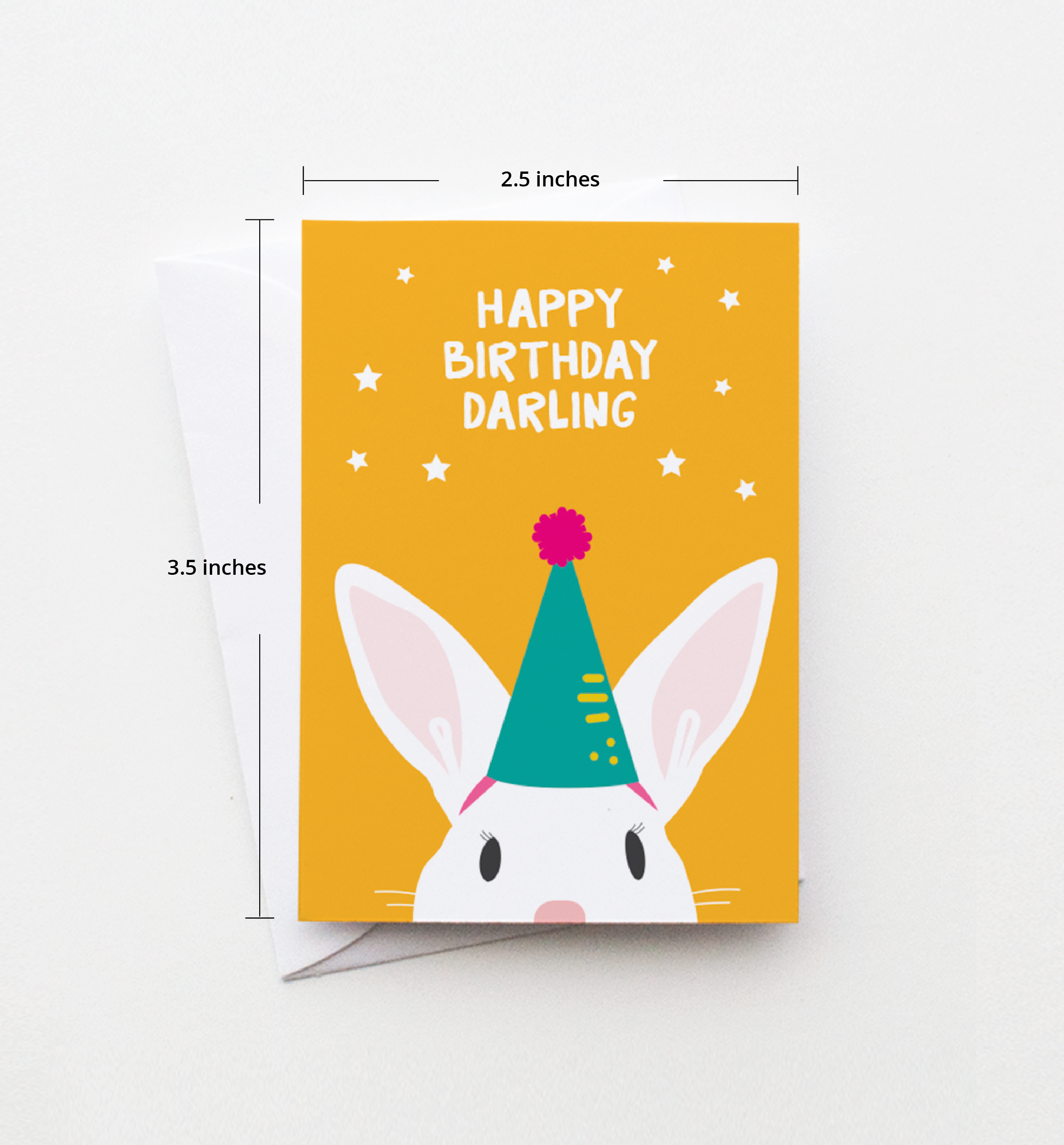 Bunny Birthday Enclosure Card