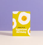 Eggcelent Fried Egg Birthday Enclosure Card