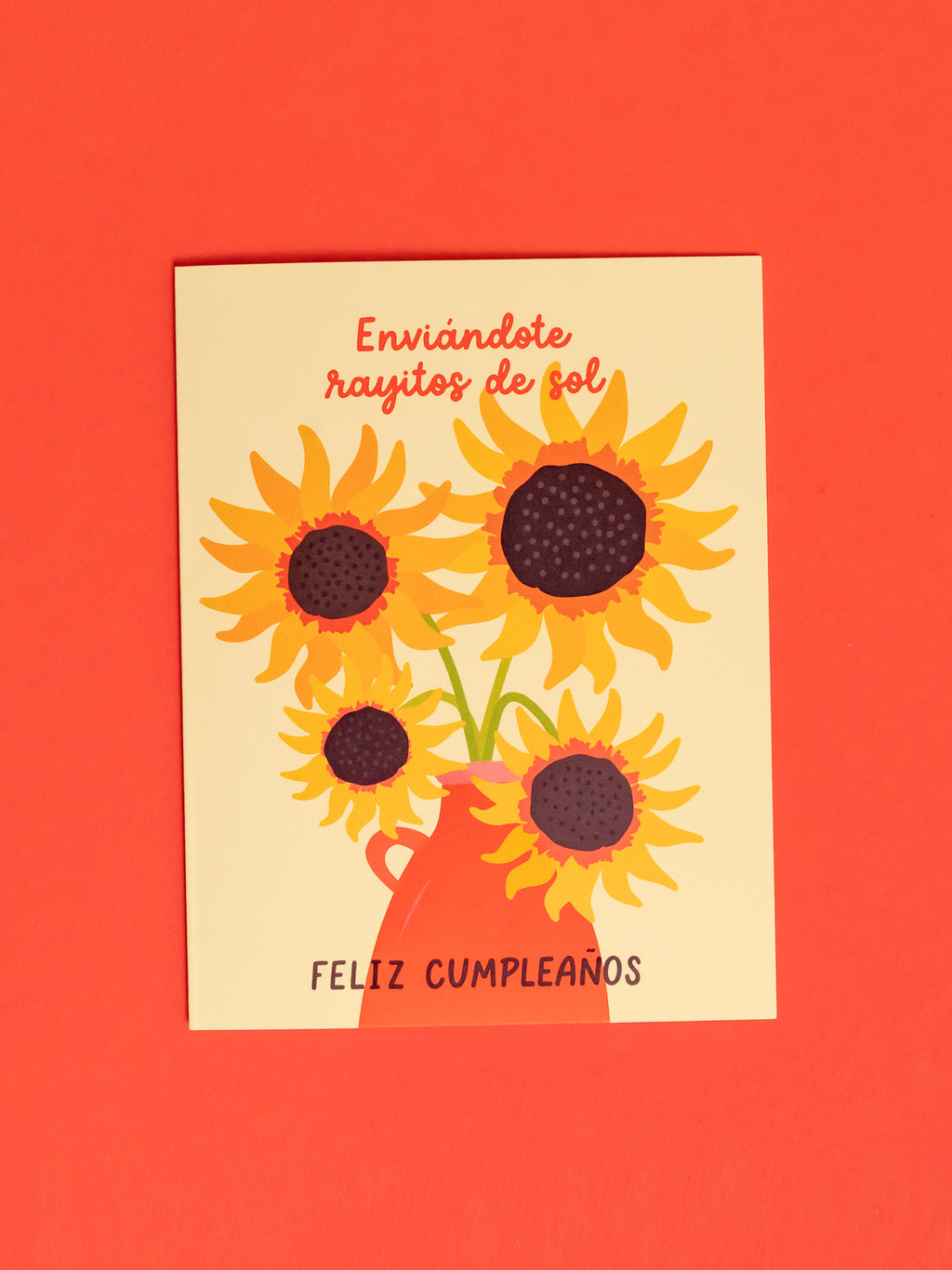 Enviándote Sol Spanish birthday card