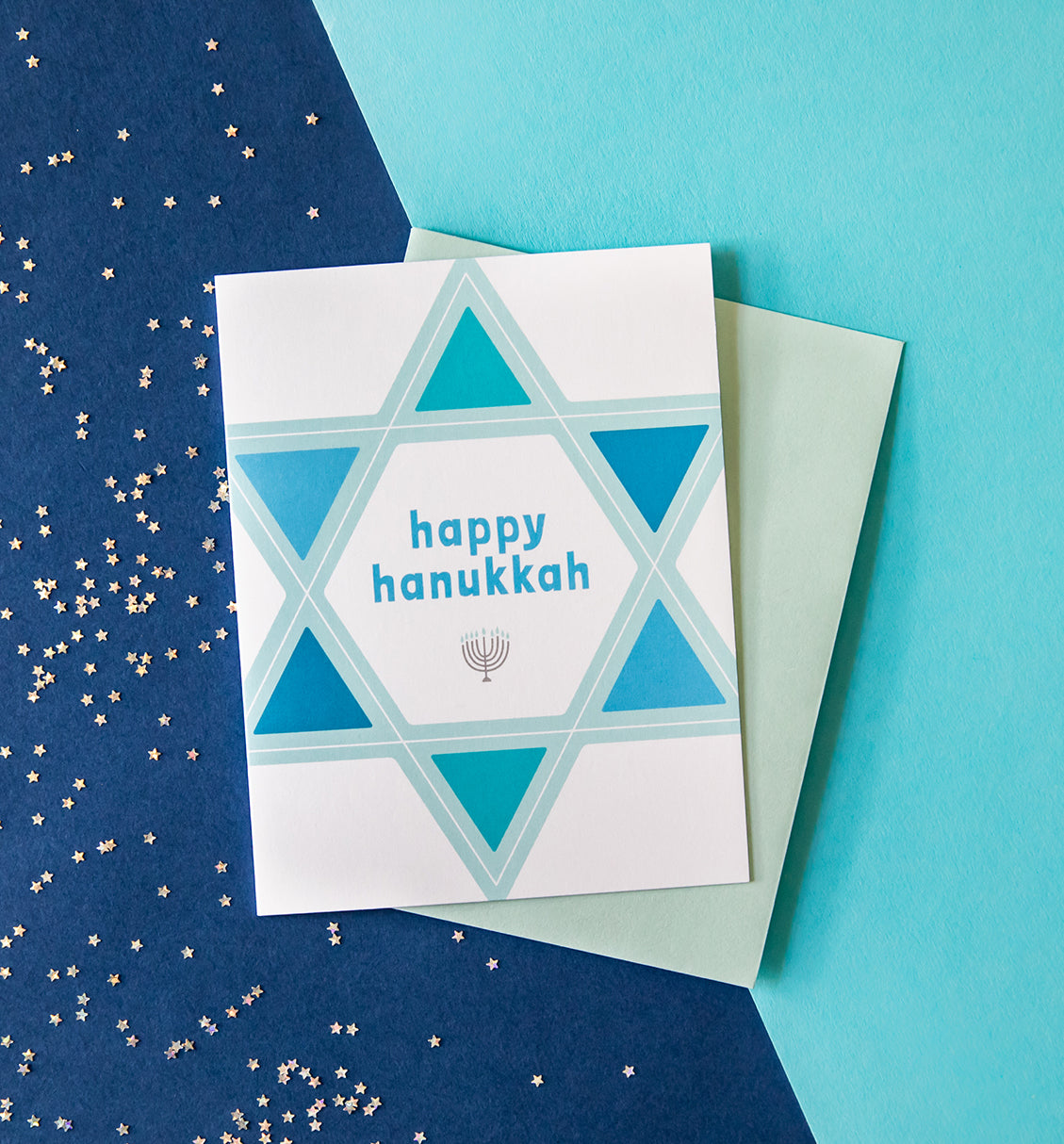 Hanukkah Star holiday card