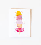 Favorite Flavor card
