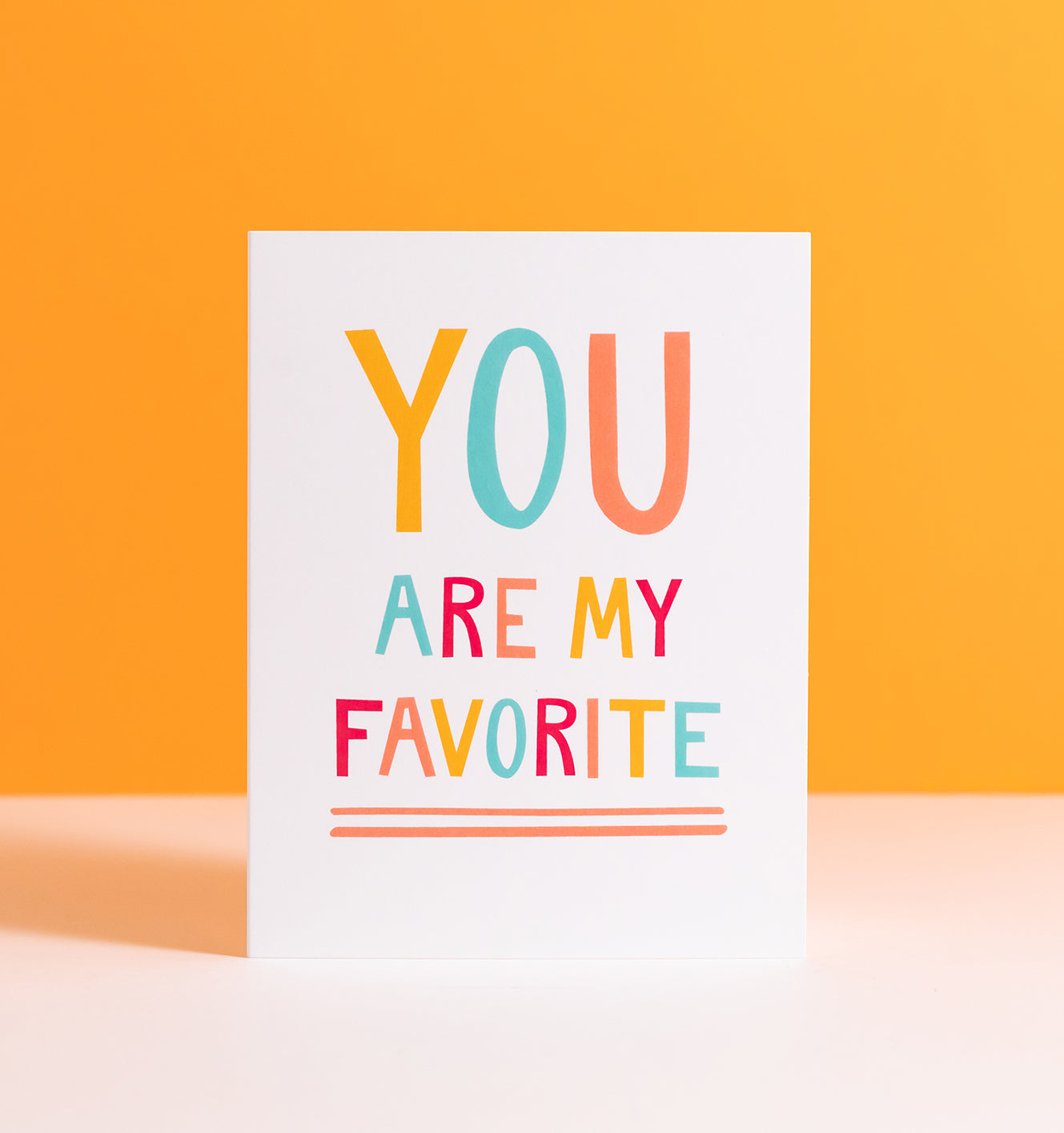 My Favorite love & friendship card