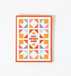 Birthday Quilt card