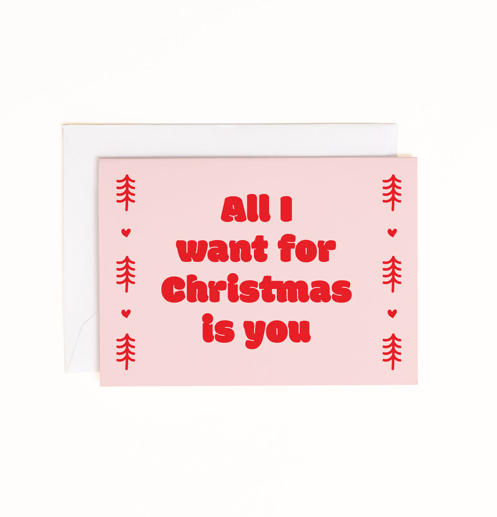All I Want for Christmas Enclosure Card
