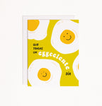 Eggcelente Spanglish birthday card