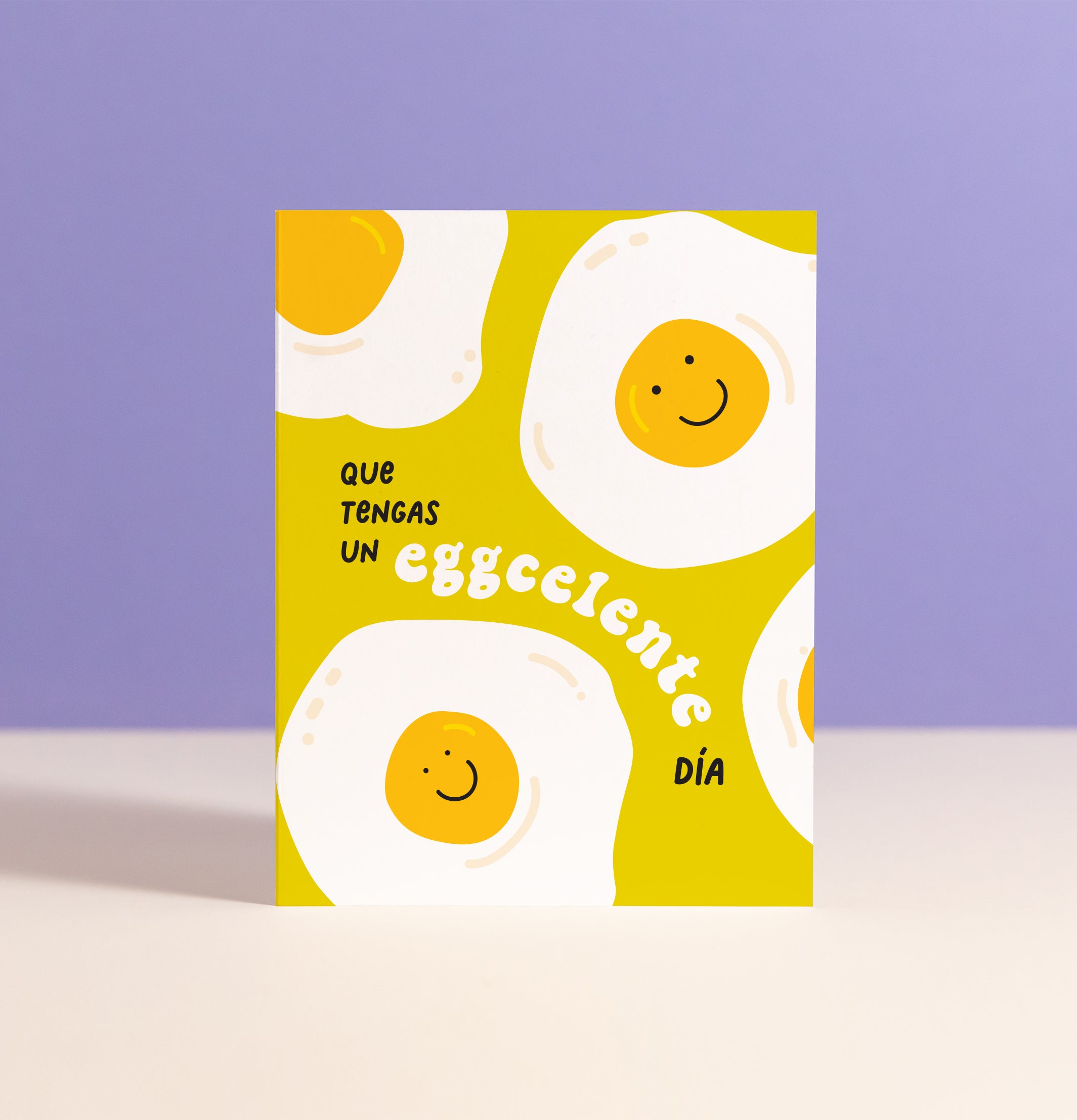 Eggcelente Spanglish birthday card