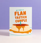 Flantástico Spanish Birthday Card