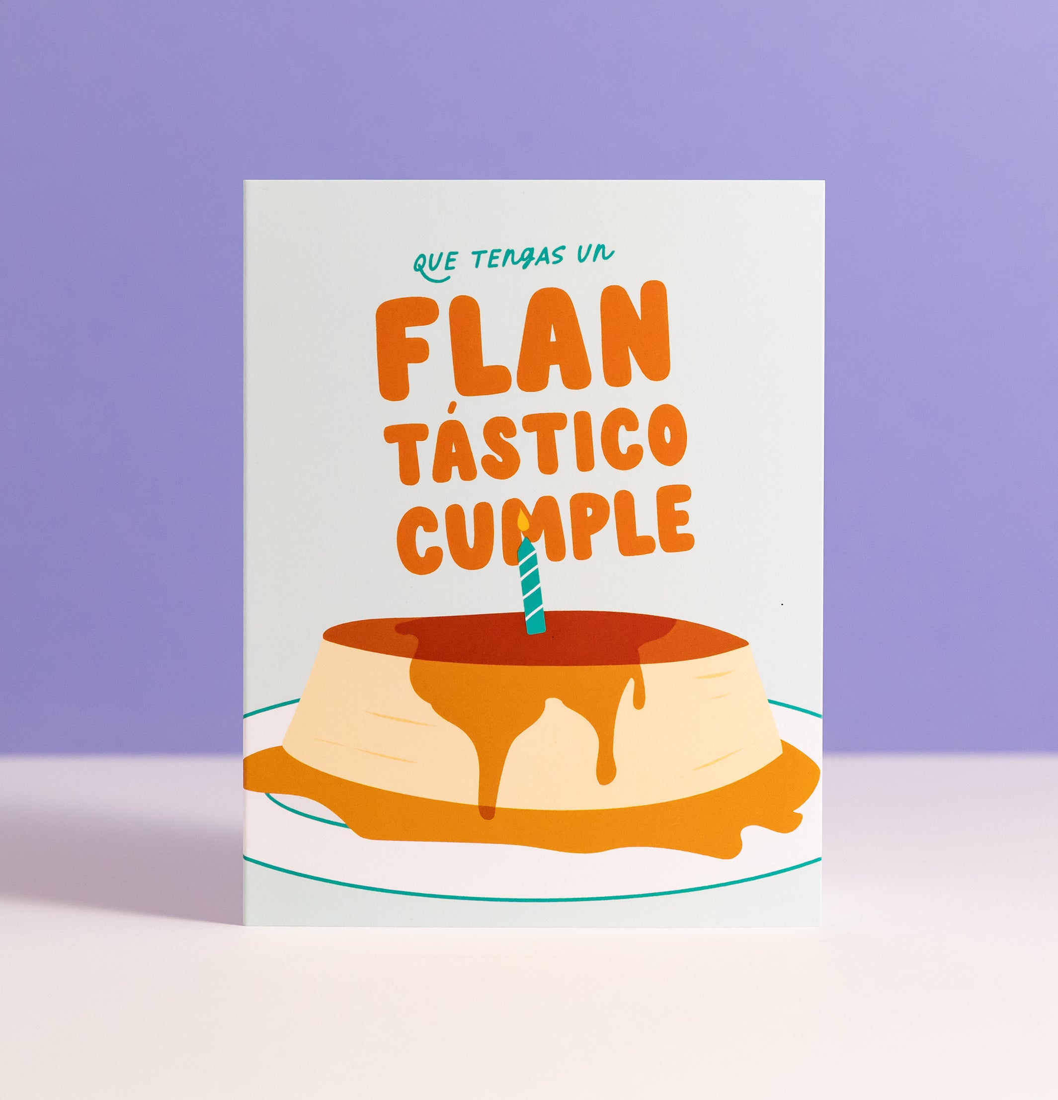 Flantástico Spanish Birthday Card