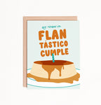 Flantástico Spanish Birthday Card