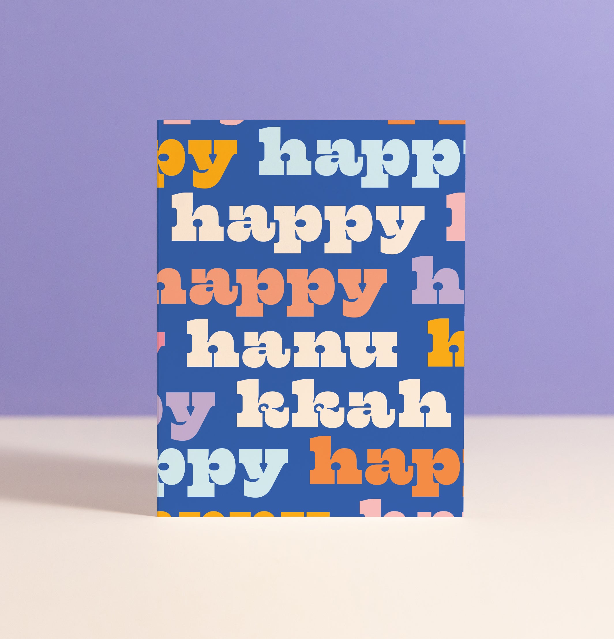 Hanukkah Slab Serif Card