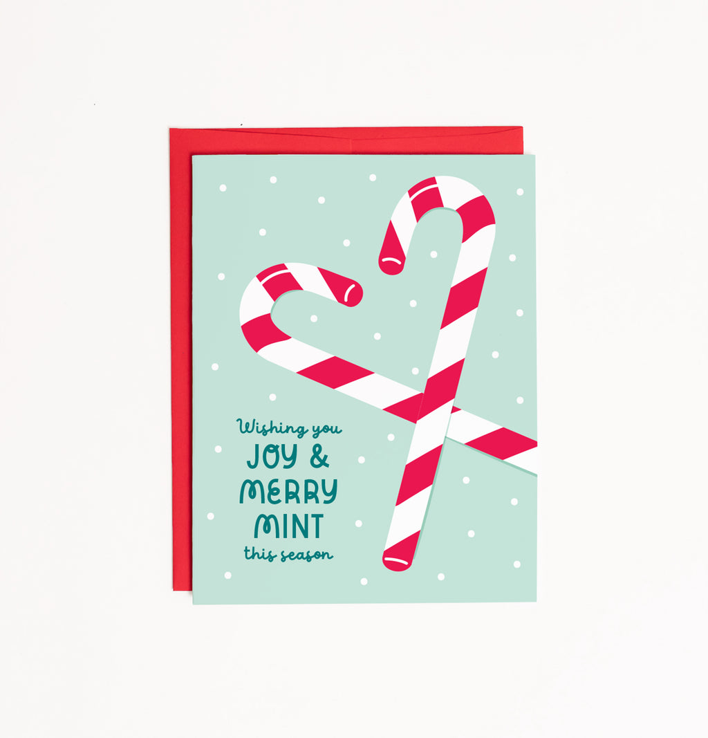 Merry Mint Holiday Card