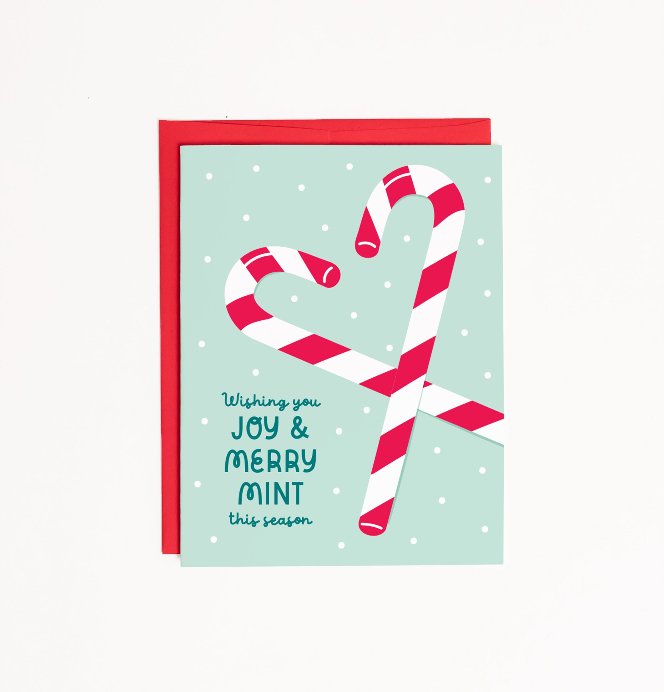 Merry Mint Holiday Card