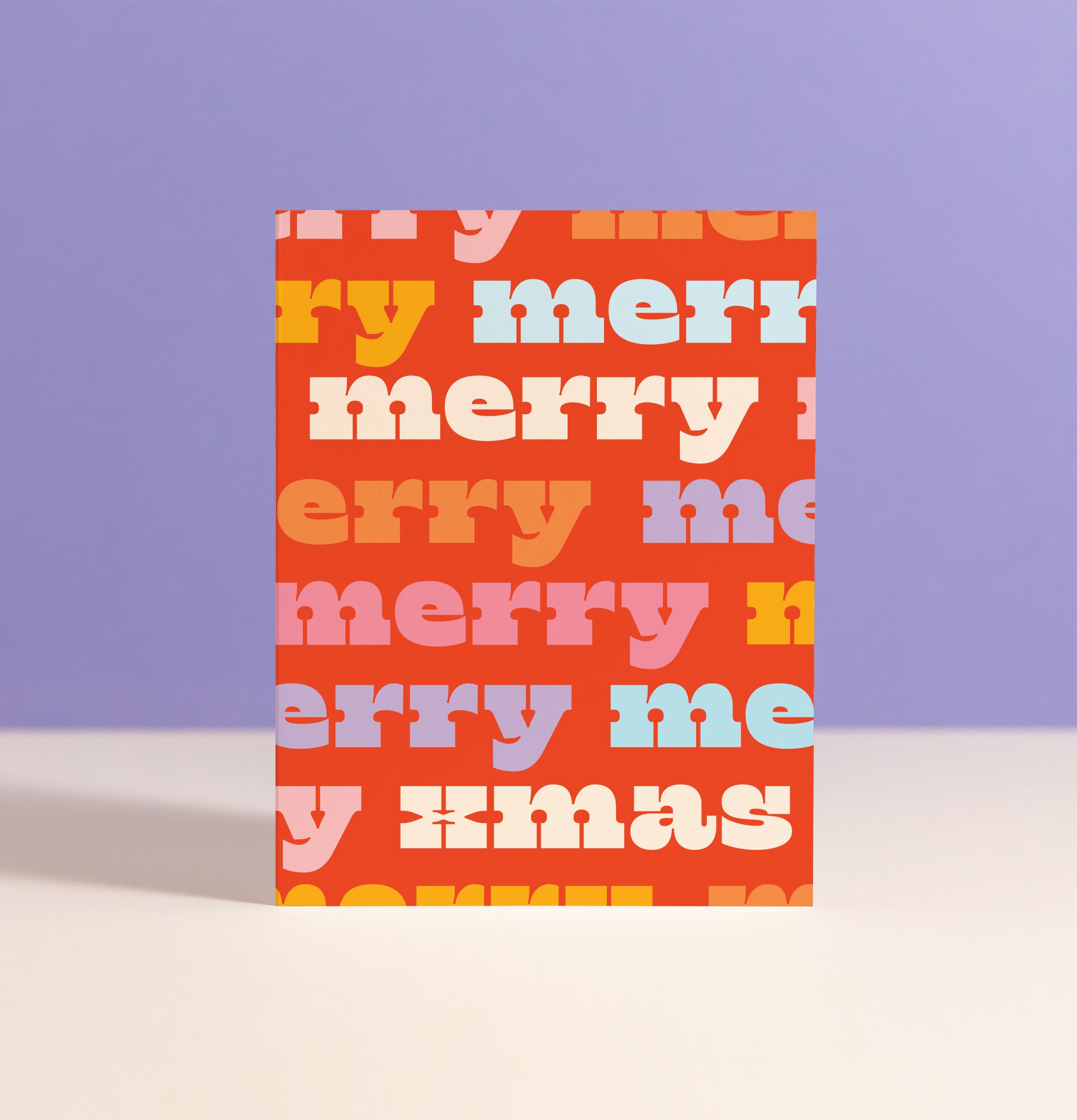 Christmas Slab Serif Holiday Card