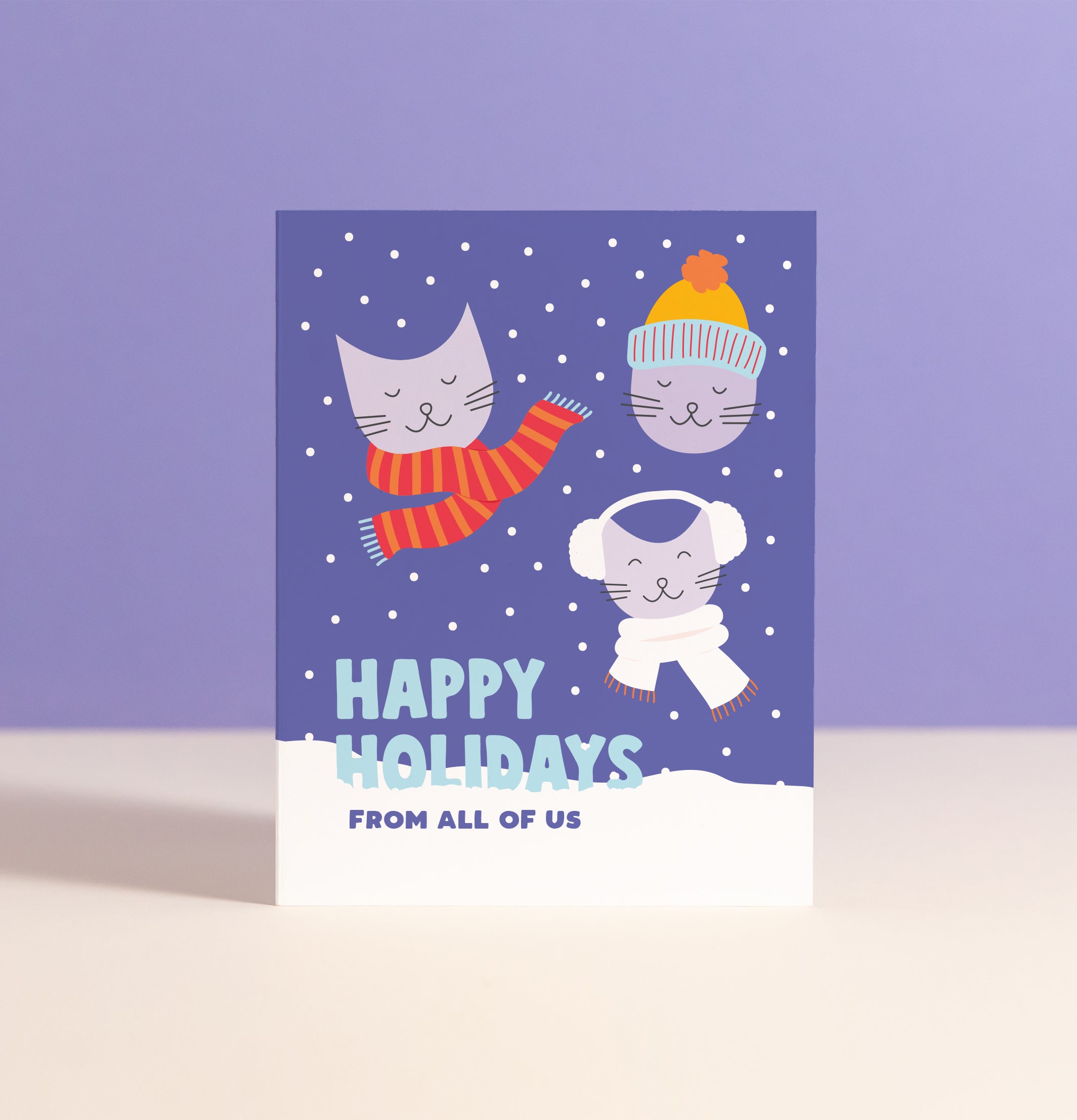 Holiday Cats Card
