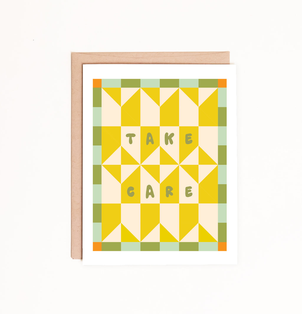 Take Care Quilt Card