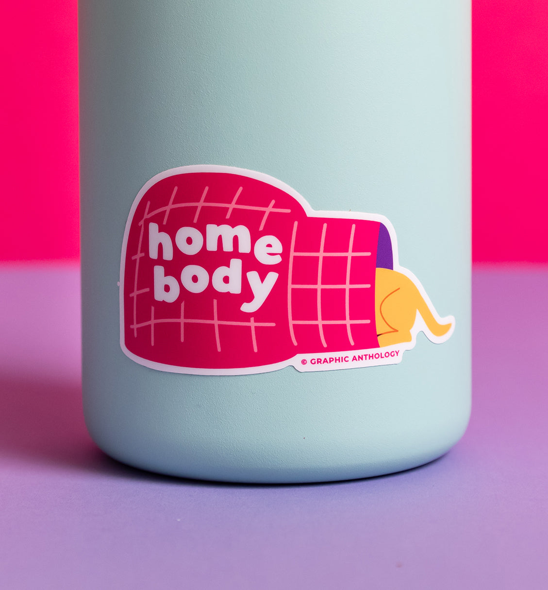 Homebody sticker