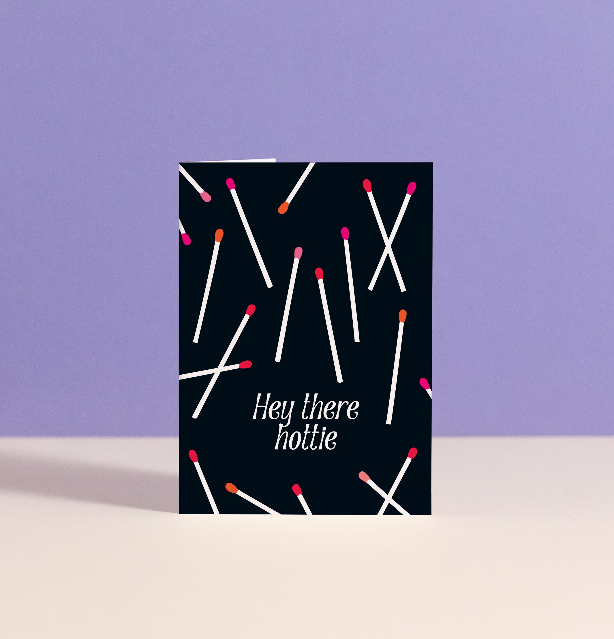 Hottie Matchstick Love Enclosure Card