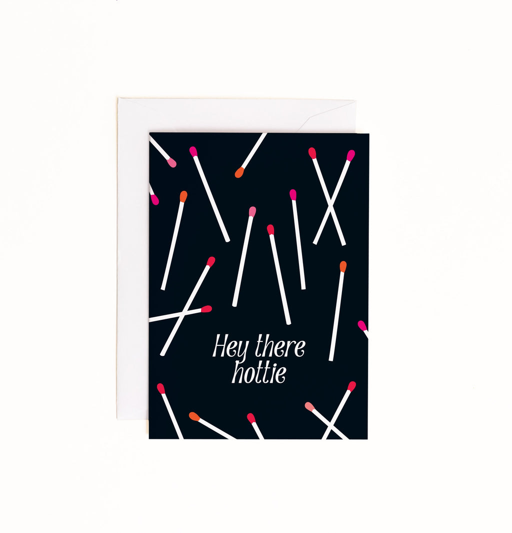 Hottie Matchstick Love Enclosure Card