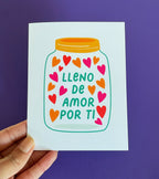 Lleno de Amor Spanish card