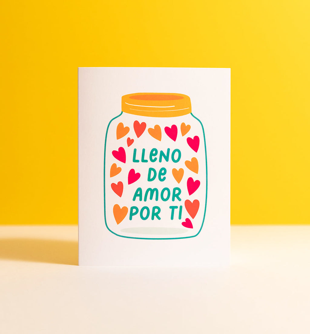 Lleno de Amor Spanish card