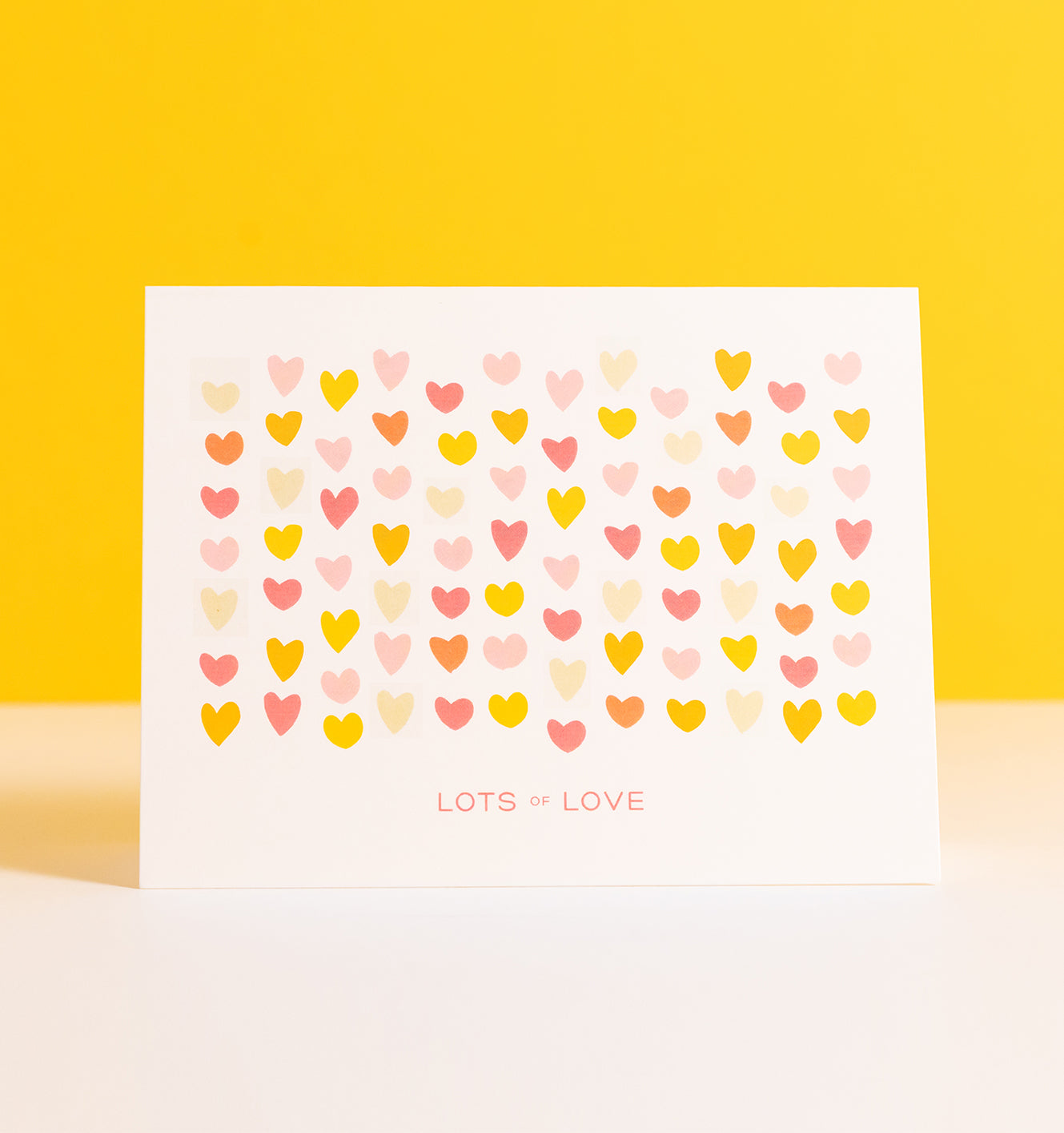 Lots of Love greeting card
