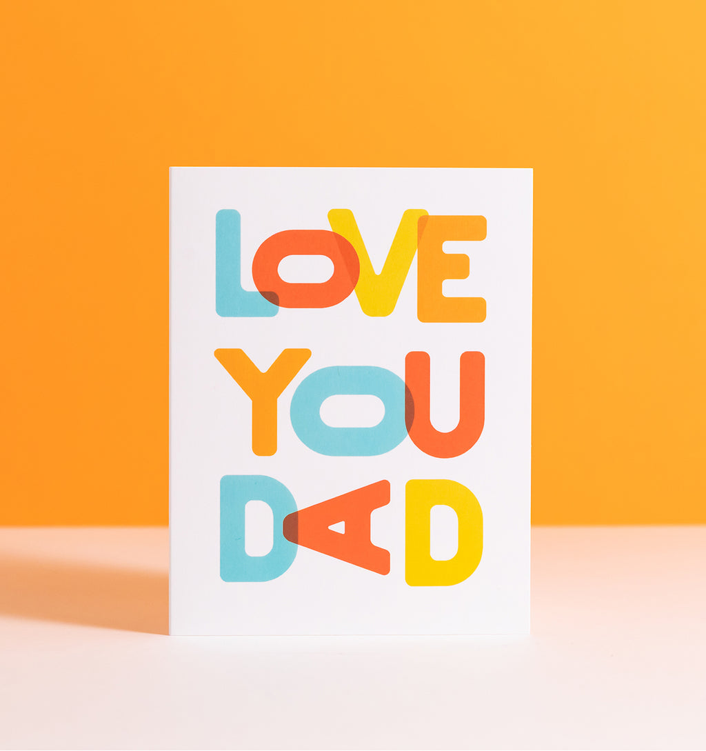 Love You Dad Father's Day card